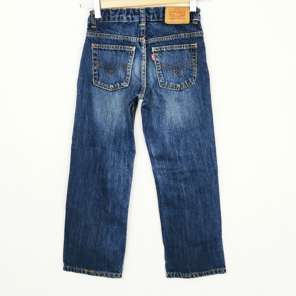 Levis 549 Relaxed Straight Kids 6-7yrs blue wash Red Tab 100% Cotton Jeans - Picture 7 of 12
